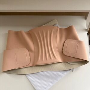 Momcozy Maternity Belt Pregnancy Support Belly Band Nude Beige Large